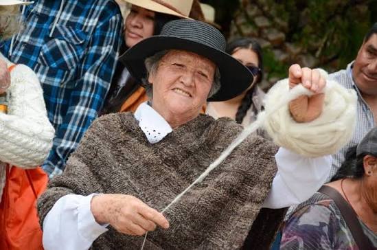 Ruana Boyacense Tradicional